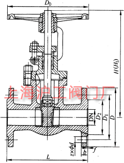 Z41T-10��Z41W-10 ���T�FШʽ�l�y��Ҫ���μ��Y(ji��)��(g��u)�ߴ�ʾ��D