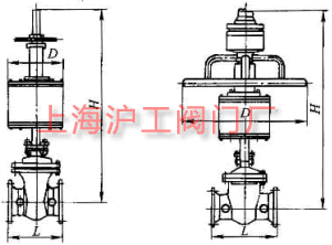 Z6s41H��Z6s41Y �� PN16~PN63 ���m�B�Ӛ��Шʽ�l�y��Ҫ���μ��Y(ji��)��(g��u)�ߴ�ʾ��D